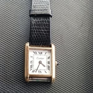 Vintage Tank Louis Cartier Men’s Watch 18K Electroplated